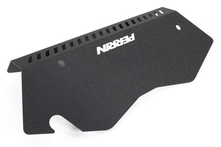 PERRIN 22-25 Subaru WRX Pulley Cover - Black (TALL - For Use w/o PERRIN AOS) - Bull Strap