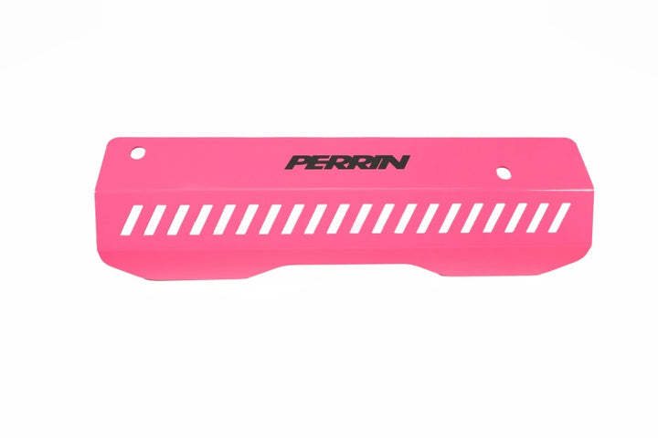 PERRIN 22-25 Subaru WRX Pulley Cover - Hyper Pink (SHORT - For Use w/PERRIN AOS) - Bull Strap