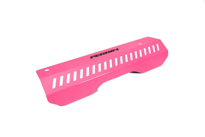 PERRIN 22-25 Subaru WRX Pulley Cover - Hyper Pink (SHORT - For Use w/PERRIN AOS) - Bull Strap