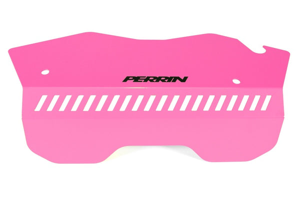 PERRIN 22-25 Subaru WRX Pulley Cover - Hyper Pink (TALL - For Use w/o PERRIN AOS) - Bull Strap