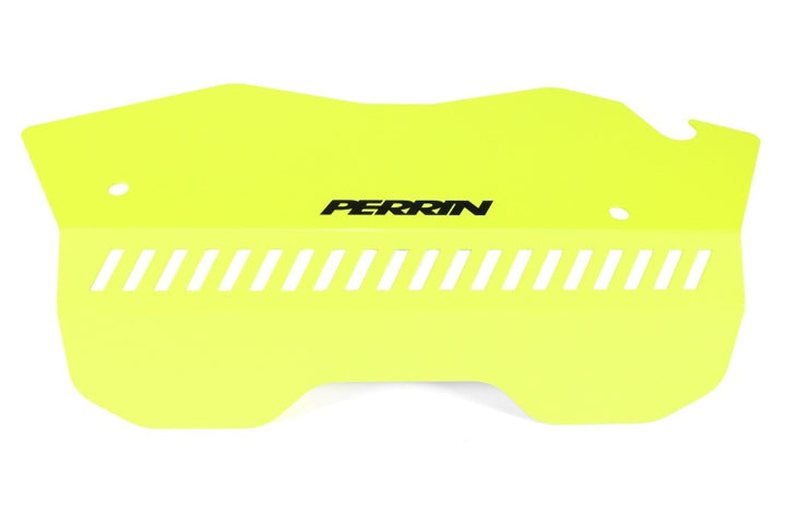 PERRIN 22-25 Subaru WRX Pulley Cover - Neon Yellow (TALL - For Use w/o PERRIN AOS) - Bull Strap
