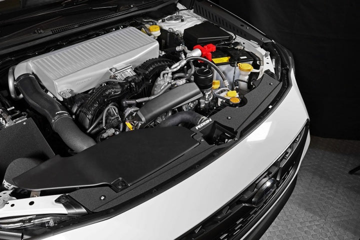 PERRIN 22-25 Subaru WRX Radiator Shroud - Black - Bull Strap