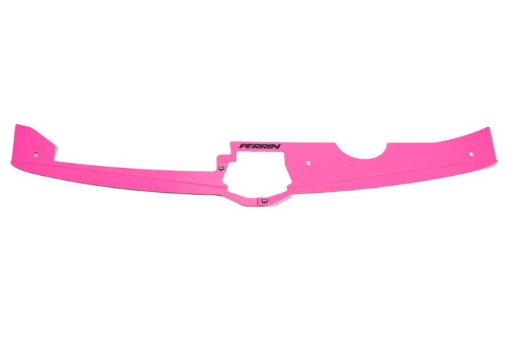 PERRIN 22-25 Subaru WRX Radiator Shroud - Hyper Pink - Bull Strap