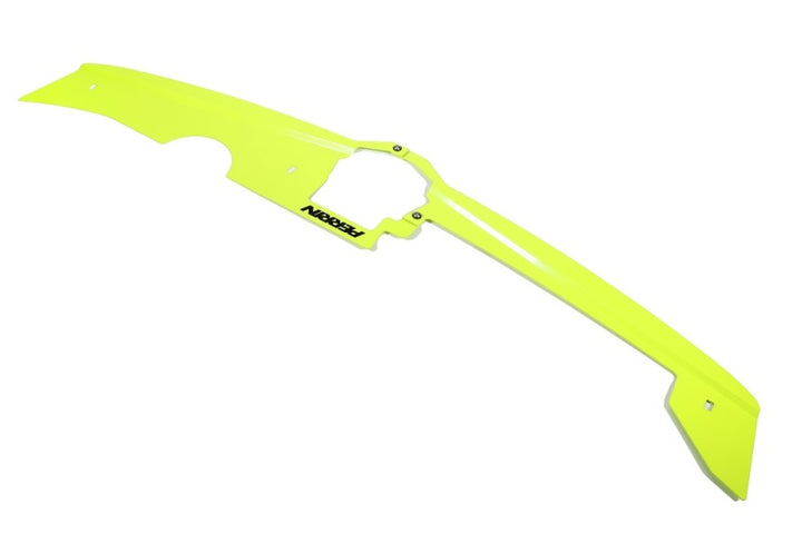 PERRIN 22-25 Subaru WRX Radiator Shroud - Neon Yellow - Bull Strap