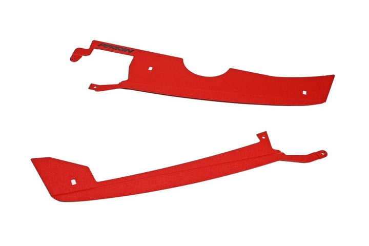 PERRIN 22-25 Subaru WRX Radiator Shroud - Red - Bull Strap