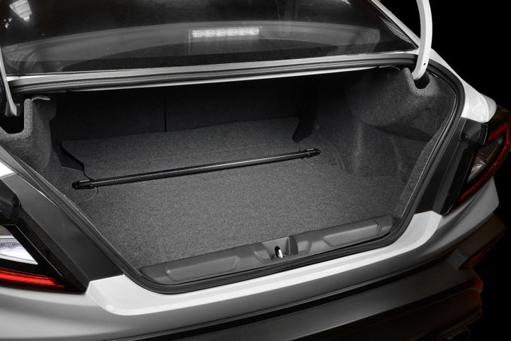 PERRIN 22-25 Subaru WRX Rear Shock Tower Brace - Carbon Fiber - Bull Strap