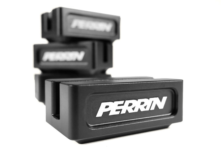 PERRIN 93-25 Subaru WRX/STI/Impreza/OBXT/LGT & 13-25 BRZ/GR86/Crosstrek Jack Pad Set (5pc) - Black - Bull Strap