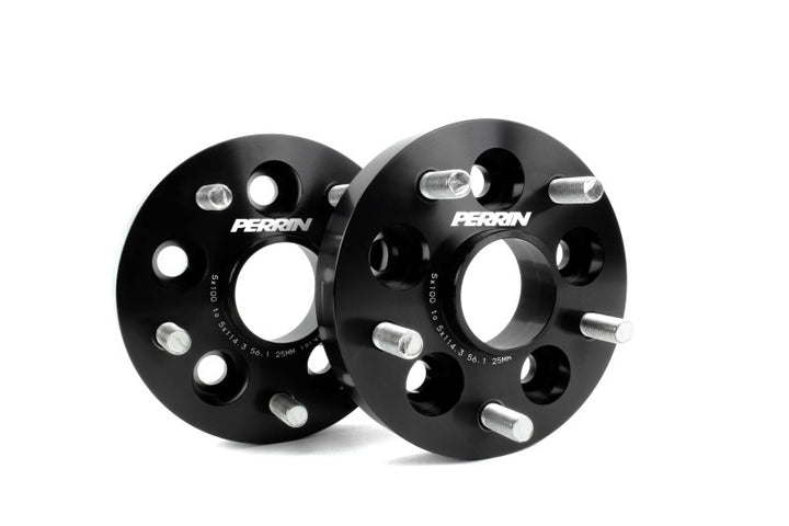 PERRIN Subaru/Toyota/Scion 25mm Wheel Adapter (Bolt-On Type) 5x100 to 5x114.3 w/56mm Hub - Pair - Bull Strap