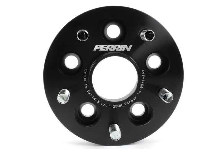 PERRIN Subaru/Toyota/Scion 25mm Wheel Adapter (Bolt-On Type) 5x100 to 5x114.3 w/56mm Hub - Pair - Bull Strap