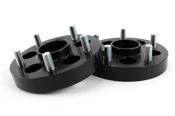 PERRIN Subaru/Toyota/Scion 25mm Wheel Adapter (Bolt-On Type) 5x100 to 5x114.3 w/56mm Hub - Pair - Bull Strap