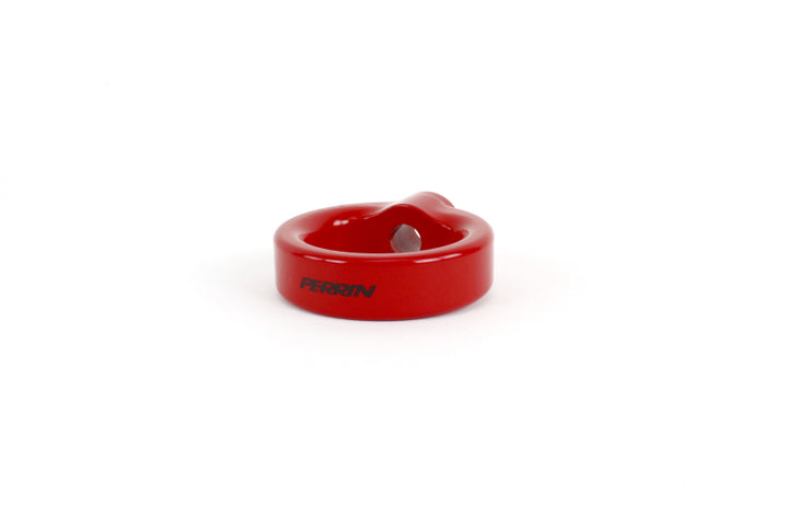 PERRIN Tow Hook Upgrade Kit - Red (For PERRIN License Plate Relocates Only) - Bull Strap