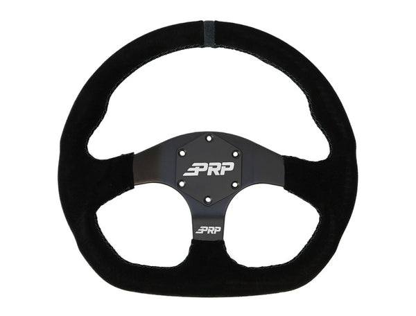 PRP Comp-R Suede Steering Wheel Black - Bull Strap
