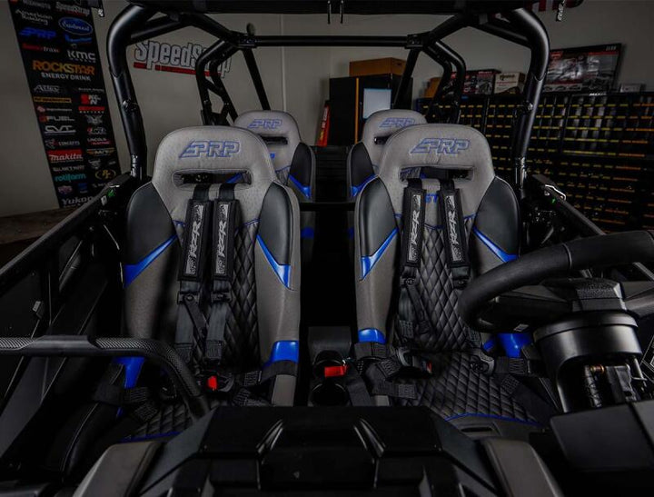 PRP Polaris PRO XP Quick Release Front Seat Mounts (Pair) - Bull Strap