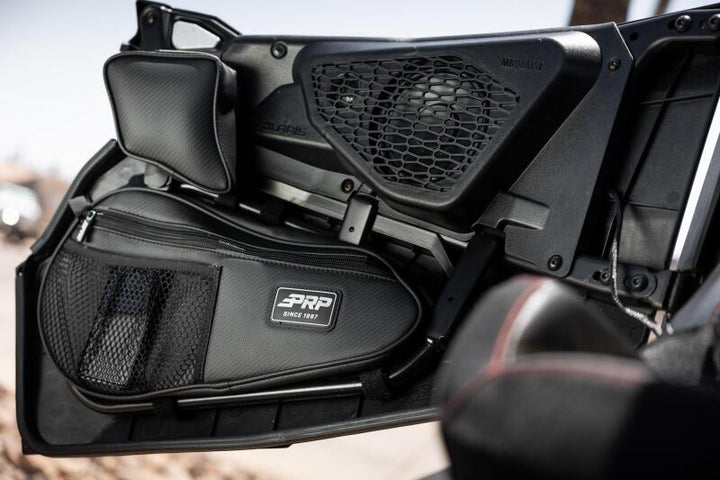 PRP Polaris RZR Lower Door Bags (Pair) - Bull Strap