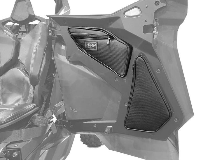 PRP Polaris RZR PRO XP4/PRO R4/Turbo R4 Rear Door Bags (Pair) - Bull Strap