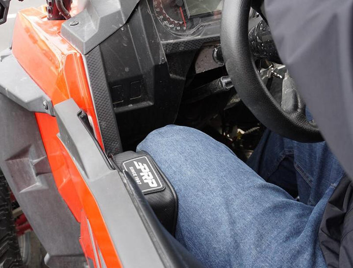 PRP Polaris RZR with Door Speakers Knee Pads (Pair) - Bull Strap