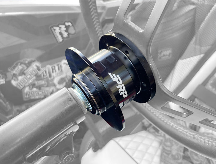 PRP Quick Release Steering Wheel Hub For Polaris RZR / GEM Can-Am Maverick / X3 / Arctic Cat Wildcat - Bull Strap
