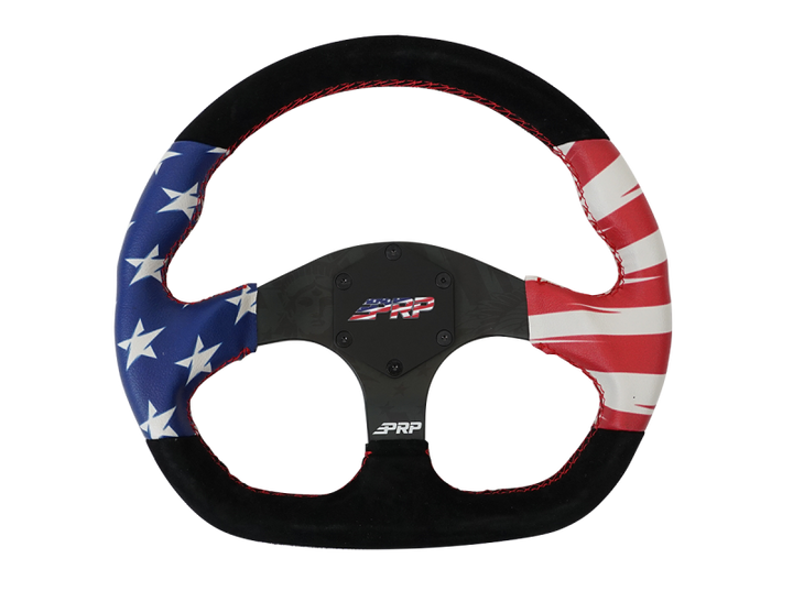 PRP Steering Wheel Center Cap - New Glory Shadow - Bull Strap