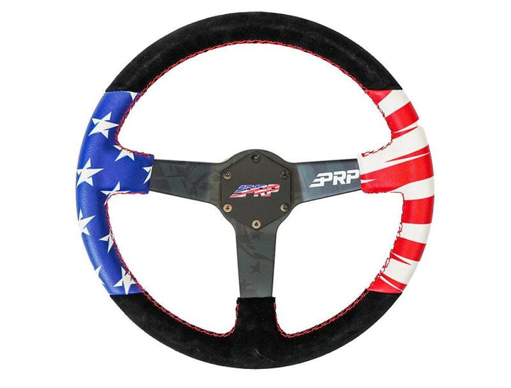 PRP Steering Wheel Center Cap - New Glory Shadow - Bull Strap