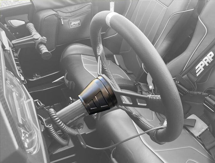 PRP UTV Steering Wheel Hub (fits Polaris/Can-Am/Arctic Cat/Textron) - Bull Strap