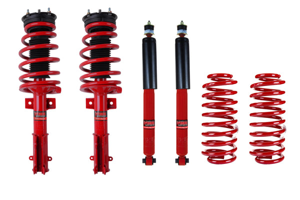 Pedders 05-14 Ford Mustang (GT 500 Mount) EziFit SportsRyder Spring And Shock Kit - Bull Strap