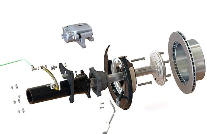Pedders 05-20 Toyota Tacoma (6 Lug) Rear Brake Conversion Kit - Bull Strap