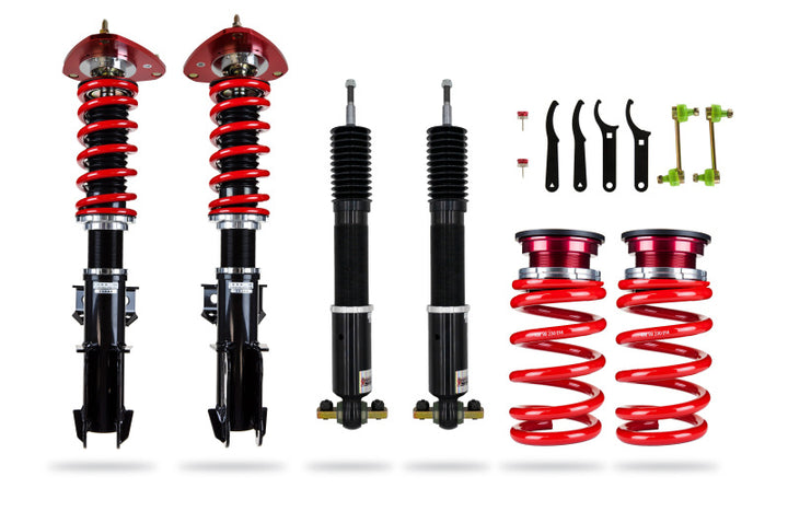 Pedders 2015+ Ford Mustang S550 Includes Plates Extreme Xa Coilover Kit - Bull Strap