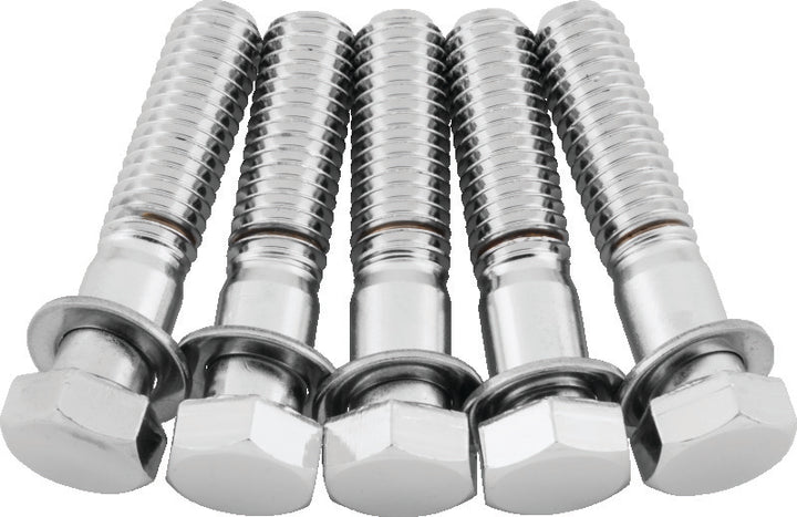 Performance Machine 00-Up HD Bolt Set Pulley - Chrome - Bull Strap