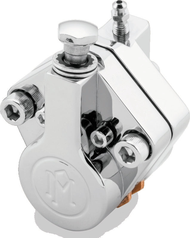 Performance Machine 2 Piston Classic Caliper - Chrome - Bull Strap