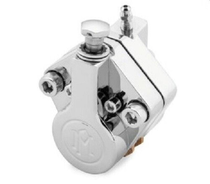 Performance Machine 2 Piston Classic Caliper - Chrome - Bull Strap