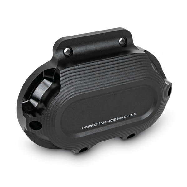 Performance Machine Cable Clutch Cover Race Series - Black Ops - Bull Strap