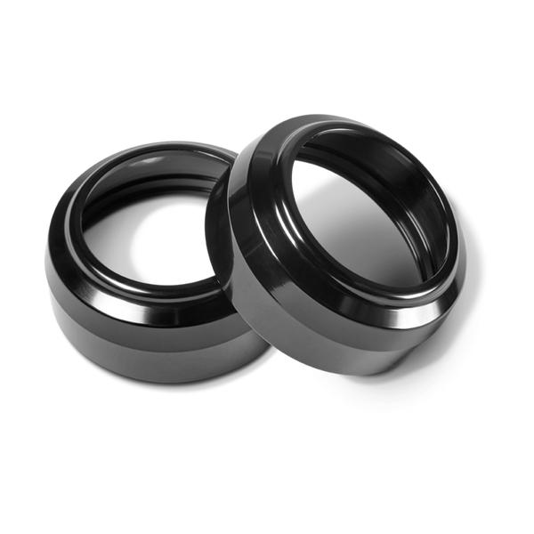 Performance Machine Clean Fork Dust Cap - Black Ano - Bull Strap