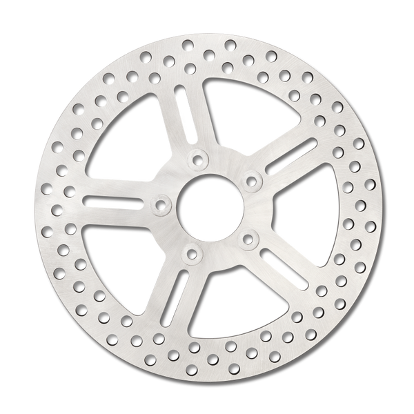 Performance Machine Disc 11.5in X .20/ 5 Spoke Stainless Steel - Bull Strap