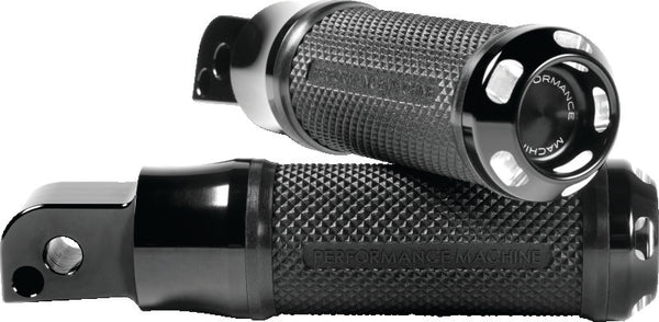 Performance Machine Footpegs Apex Passenger - Contrast Cut - Bull Strap