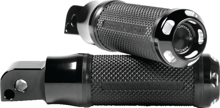 Performance Machine Footpegs Apex Passenger - Contrast Cut - Bull Strap