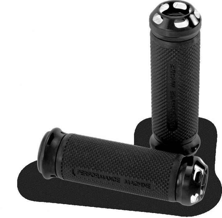 Performance Machine Handle Grip Set - Apex Cable - Contrast Cut - Bull Strap