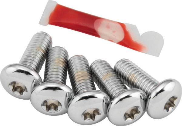 Performance Machine  Rotor Bolt Set - Chrome - Bull Strap