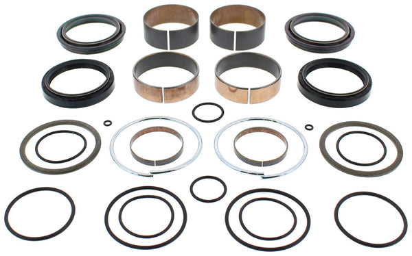 Pivot Works 13-19 Kawasaki KX250F PW Fork Rebuild Kit - W/Bushings and Seals - Bull Strap