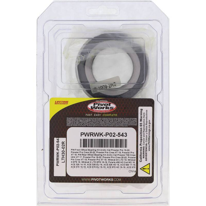 Pivot Works 2015 Polaris Hawkeye 325 2x4 - Rear Wheel Bearing Kit - Bull Strap