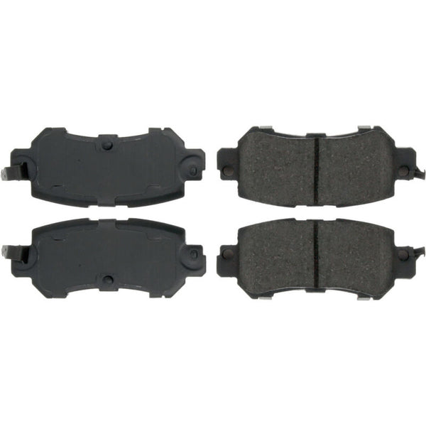 Posi-Quiet 10 / 12-17 Nissan GT-R Premium Semi-Metallic Front Brake Pads - Bull Strap