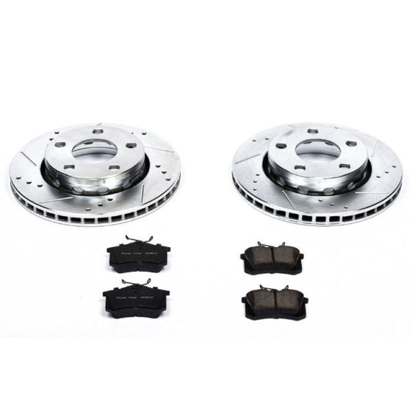 Power Stop 00-02 Audi S4 Rear Z23 Evolution Sport Brake Kit - Bull Strap