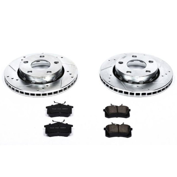Power Stop 00-02 Audi S4 Rear Z23 Evolution Sport Brake Kit - Bull Strap