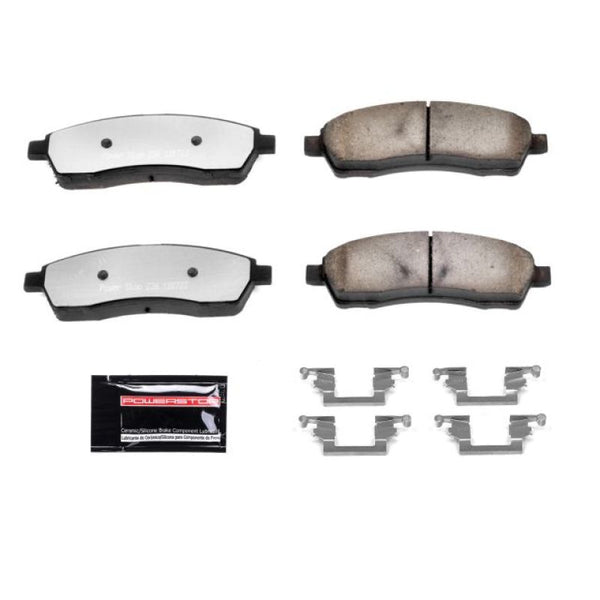 Power Stop 00-05 Ford Excursion Rear Z36 Truck & Tow Brake Pads w/Hardware - Bull Strap