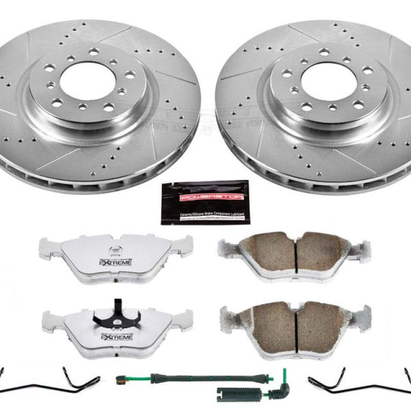 Power Stop 01-06 BMW M3 Front Z26 Street Warrior Brake Kit - Bull Strap