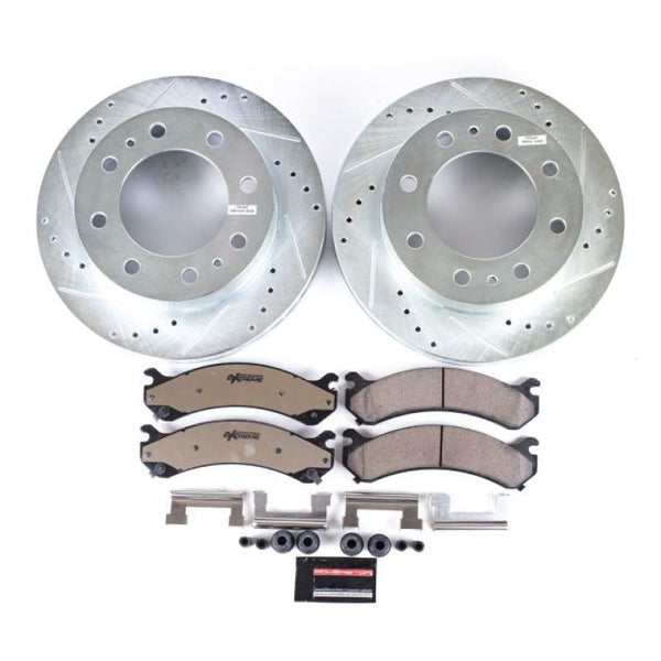 Power Stop 02-04 Chevrolet Avalanche 2500 Front Z36 Truck & Tow Brake Kit - Bull Strap