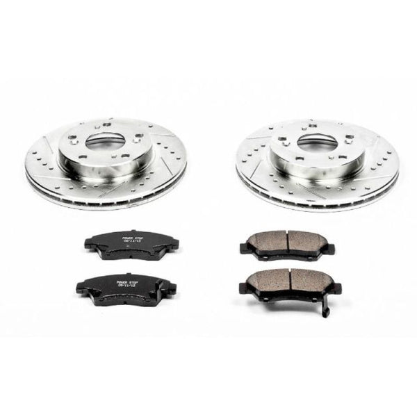 Power Stop 02-06 Acura RSX Front Z23 Evolution Sport Brake Kit - Bull Strap