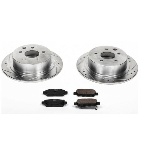 Power Stop 02-06 Nissan Altima Rear Z23 Evolution Sport Brake Kit - Bull Strap