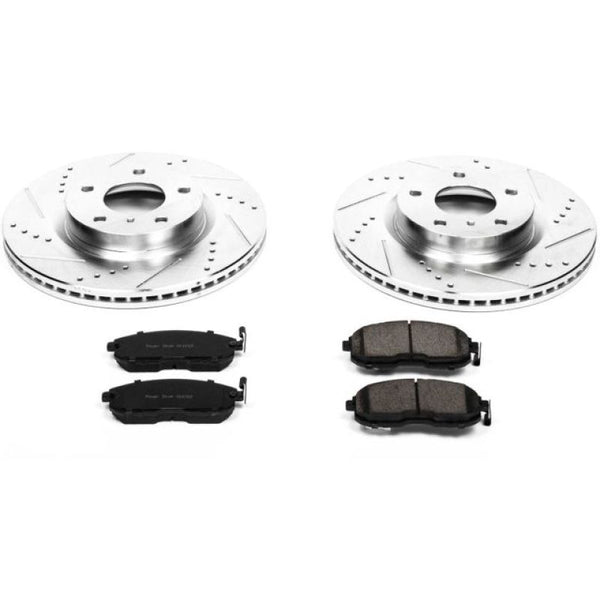 Power Stop 03-05 Infiniti G35 Front Z23 Evolution Sport Brake Kit - Bull Strap