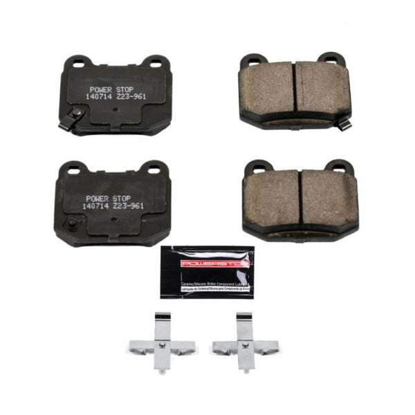 Power Stop 03-05 Infiniti G35 Rear Z23 Evolution Sport Brake Pads w/Hardware - Bull Strap