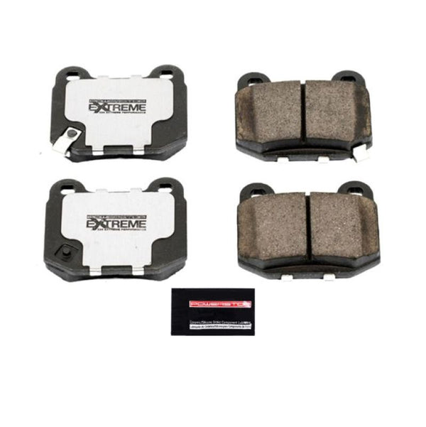 Power Stop 03-05 Infiniti G35 Rear Z26 Extreme Street Brake Pads w/Hardware - Bull Strap